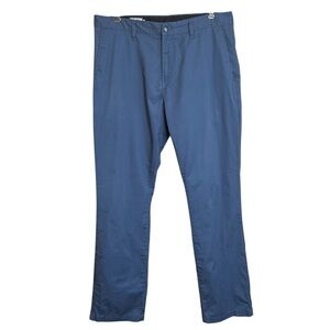 Volcom Stretch Chino Blue Straight Leg Pants 36x32
